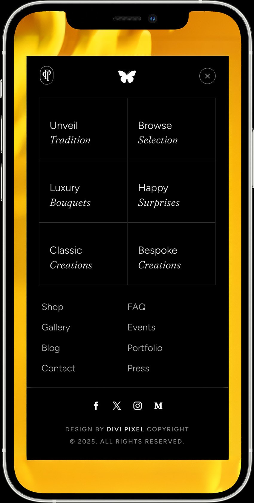 florist-mobilemenu